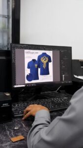how to do logo printed polo t-shirts-logo design process