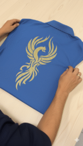 how to do logo printed polo t-shirts final output